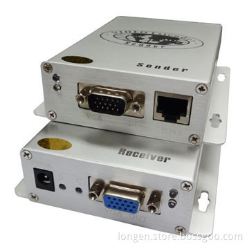 200m VGA/Audio Signal Extender, Using Single CAT 5/CAT 5E/CAT 6 Cable to Extend Signal, Saves Cost